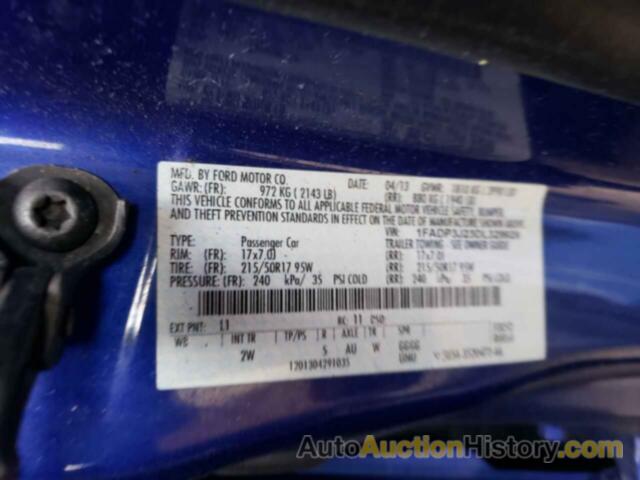 FORD FOCUS TITANIUM, 1FADP3J23DL329929