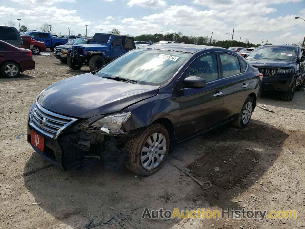 2014 NISSAN SENTRA S, 3N1AB7AP8EL667074