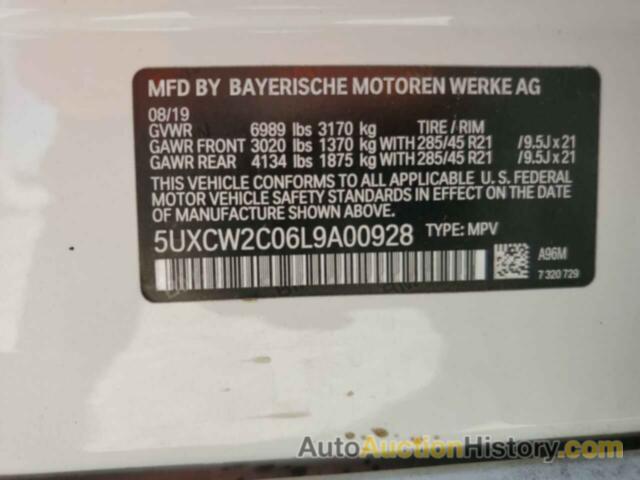 BMW X7 XDRIVE40I, 5UXCW2C06L9A00928