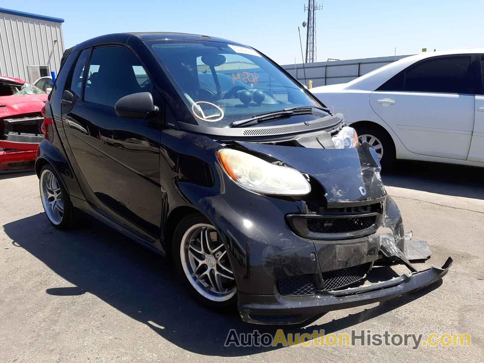 2009 SMART FORTWO PASSION, WMEEK31X29K281086