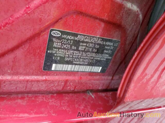 HYUNDAI SONATA SE, 5NPEC4AC8EH857433