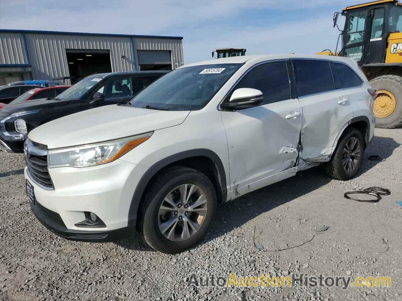 TOYOTA HIGHLANDER LE, 5TDZKRFH6FS102699