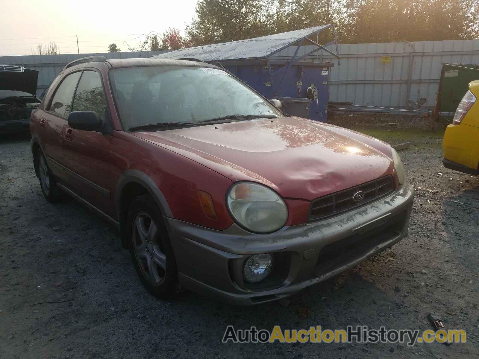 2002 SUBARU IMPREZA OUTBACK SPORT, JF1GG68532G834275