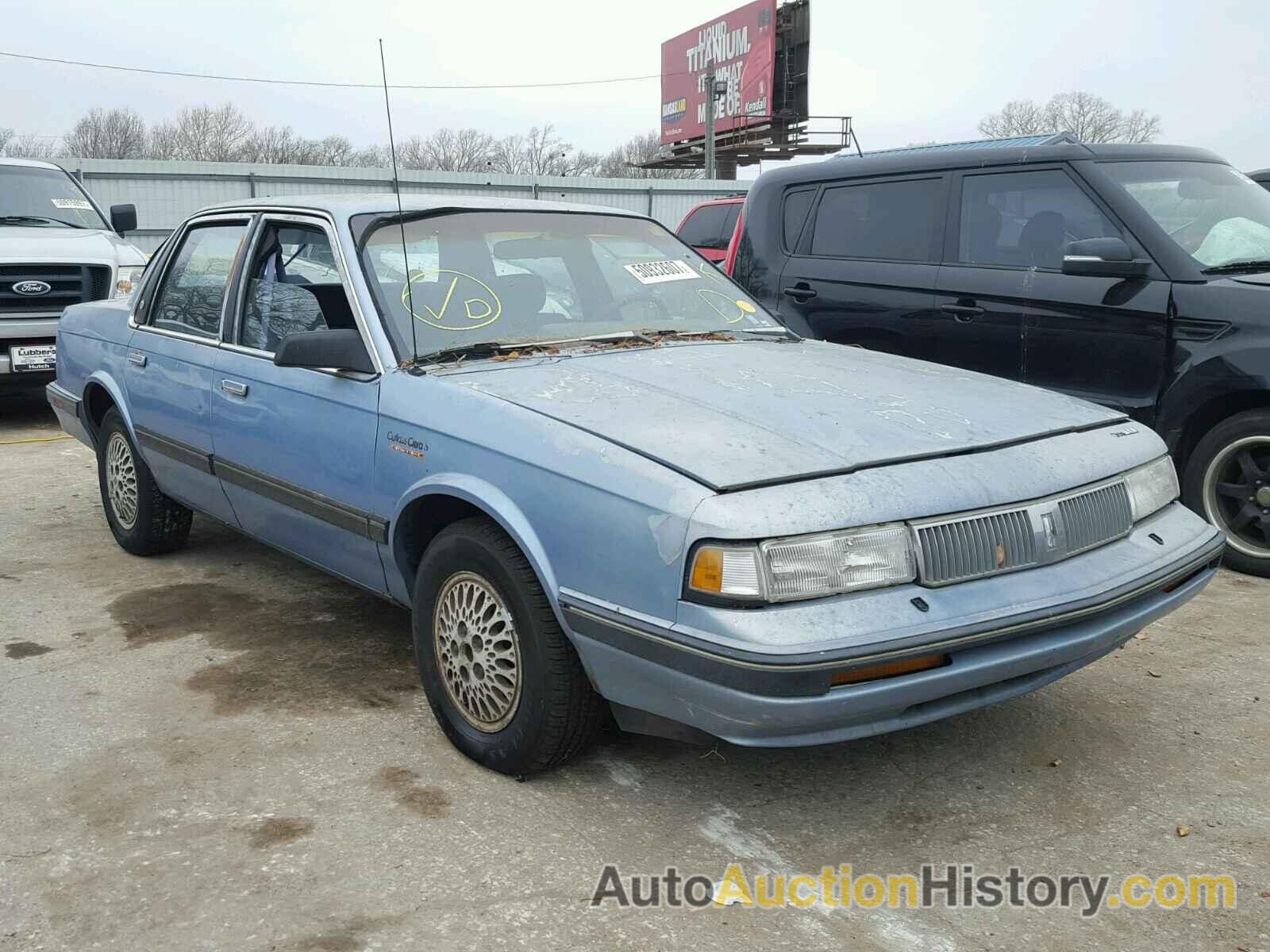 1991 OLDSMOBILE CUTLASS CIERA S, 1G3AJ54N2M6345294