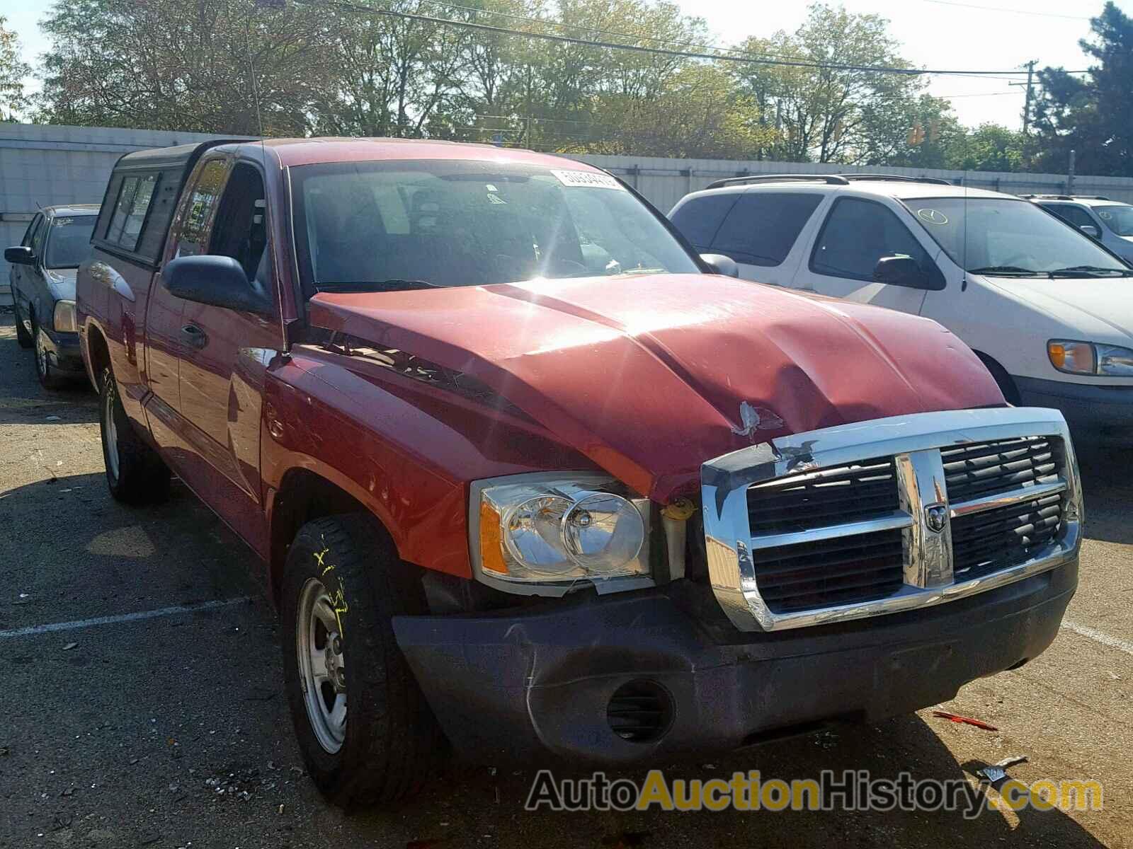 2006 DODGE DAKOTA ST ST, 1D7HE22K36S687718