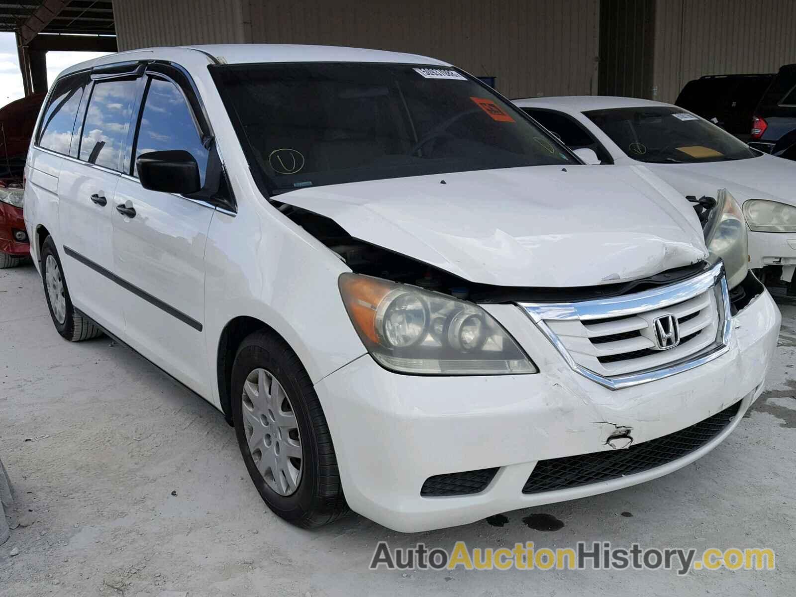 2009 HONDA ODYSSEY LX, 5FNRL38209B050630