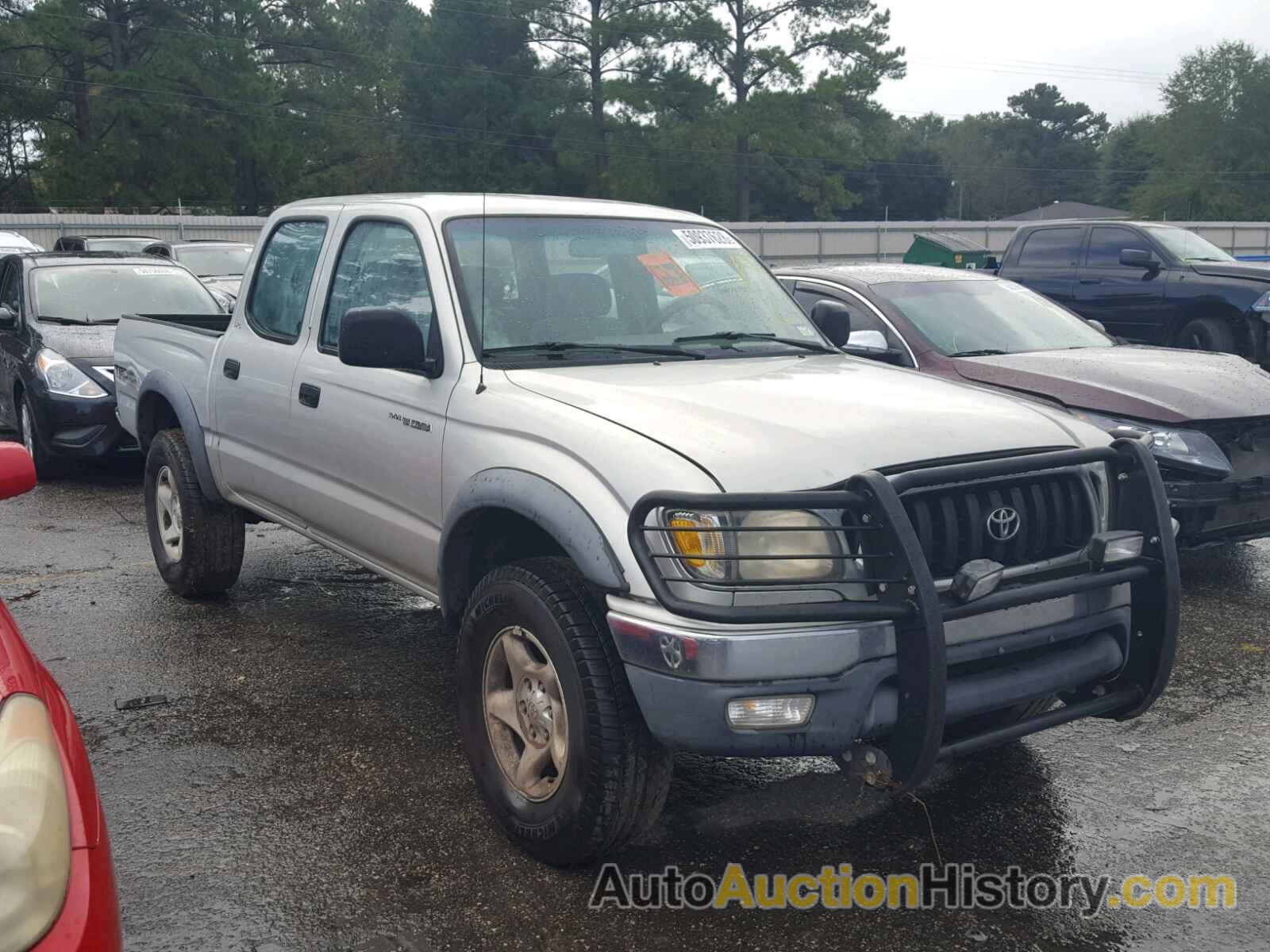 2001 TOYOTA TACOMA DOUBLE CAB, 5TEHN72N81Z743772