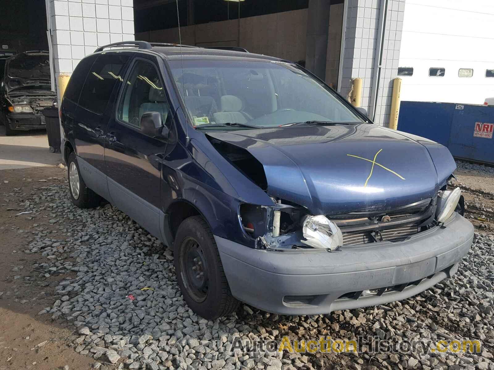 2002 TOYOTA SIENNA LE, 4T3ZF13C82U421674