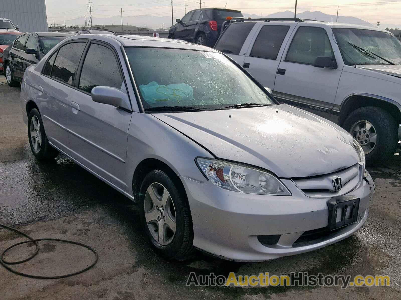 2005 HONDA CIVIC EX EX, 2HGES26775H547223