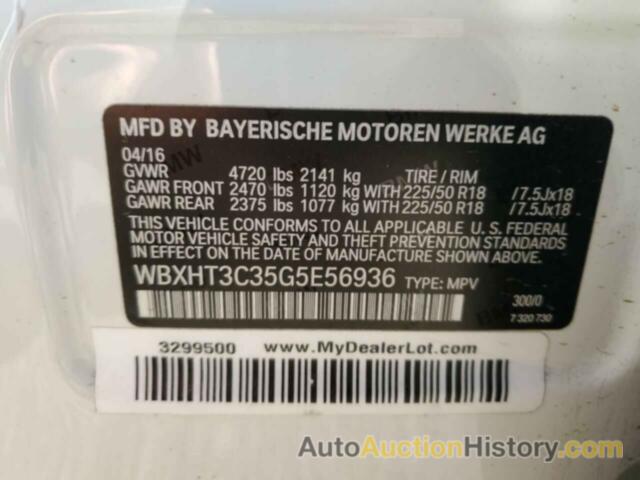 BMW X1 XDRIVE28I, WBXHT3C35G5E56936