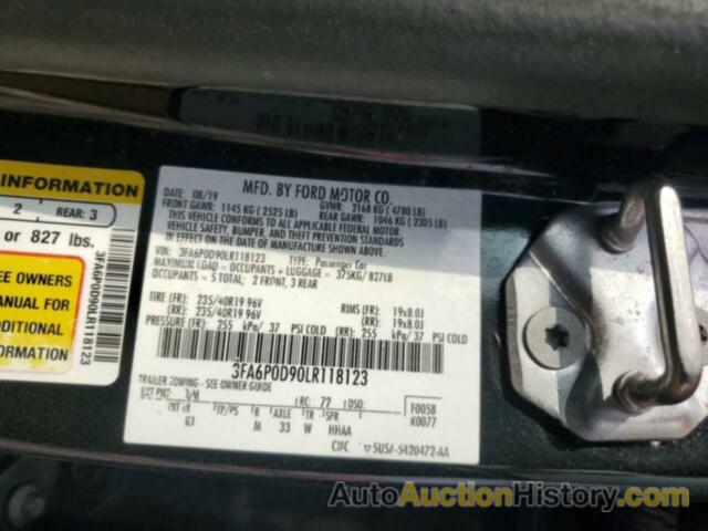 FORD FUSION TITANIUM, 3FA6P0D90LR118123