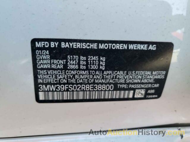 BMW 3 SERIES, 3MW39FS02R8E38800