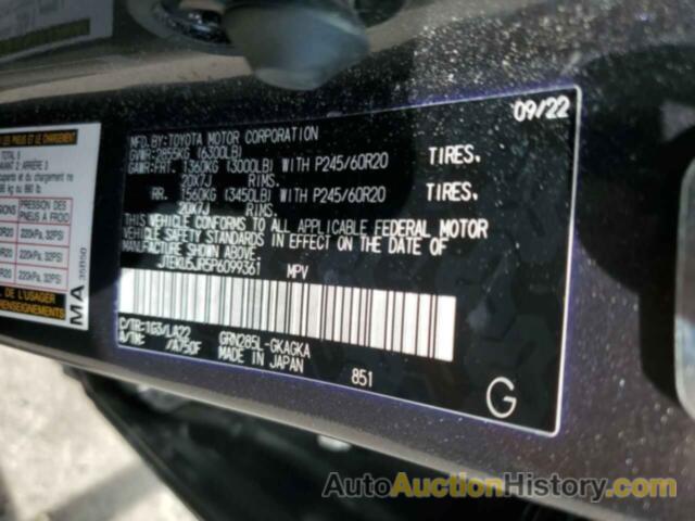 TOYOTA 4RUNNER LIMITED, JTEKU5JR5P6099361