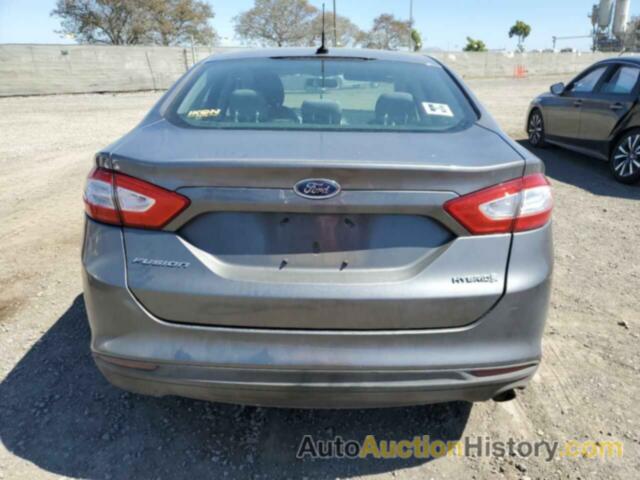 FORD FUSION S HYBRID, 3FA6P0UUXER275942