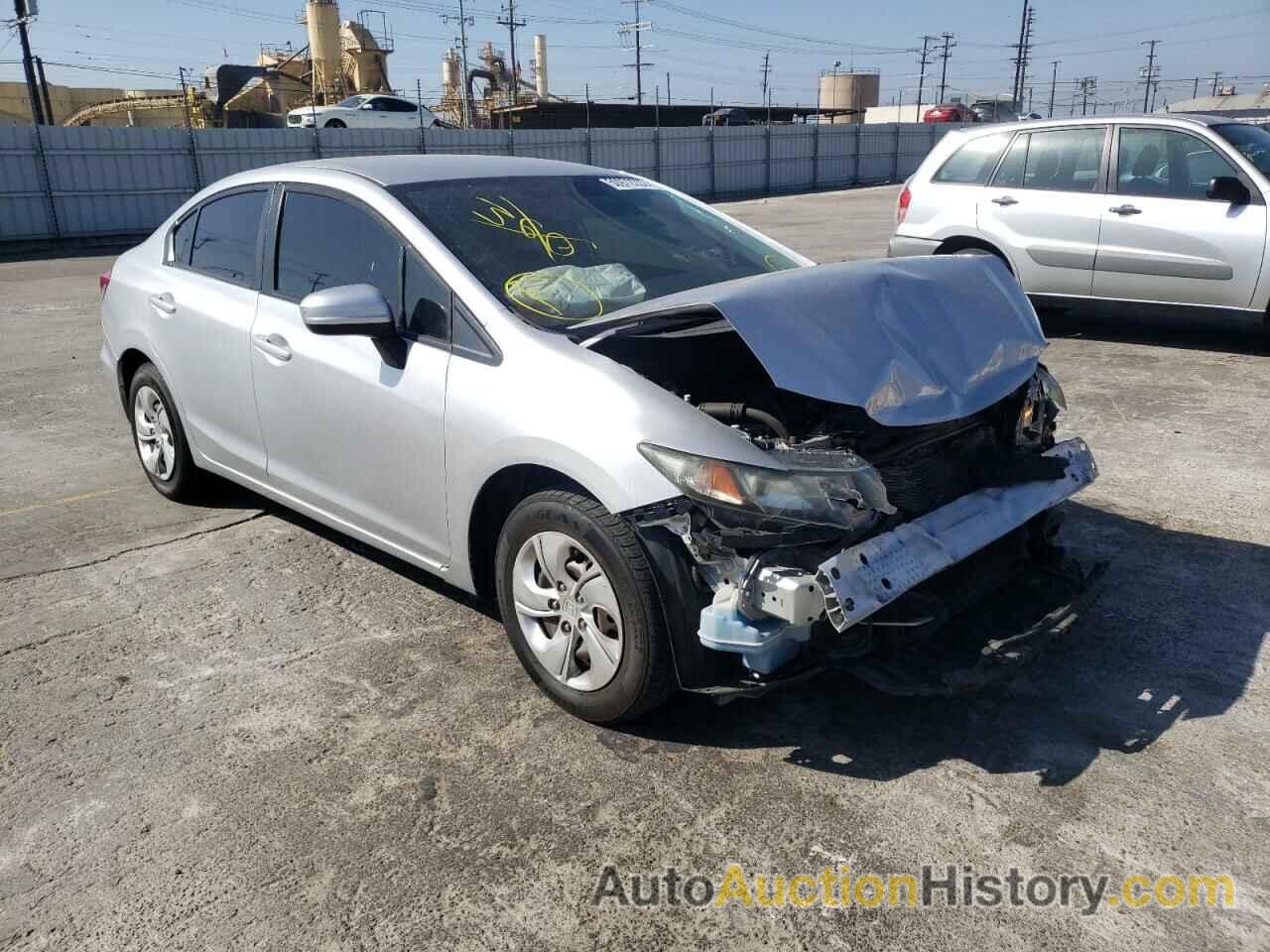 2013 HONDA CIVIC LX, 19XFB2F52DE295411