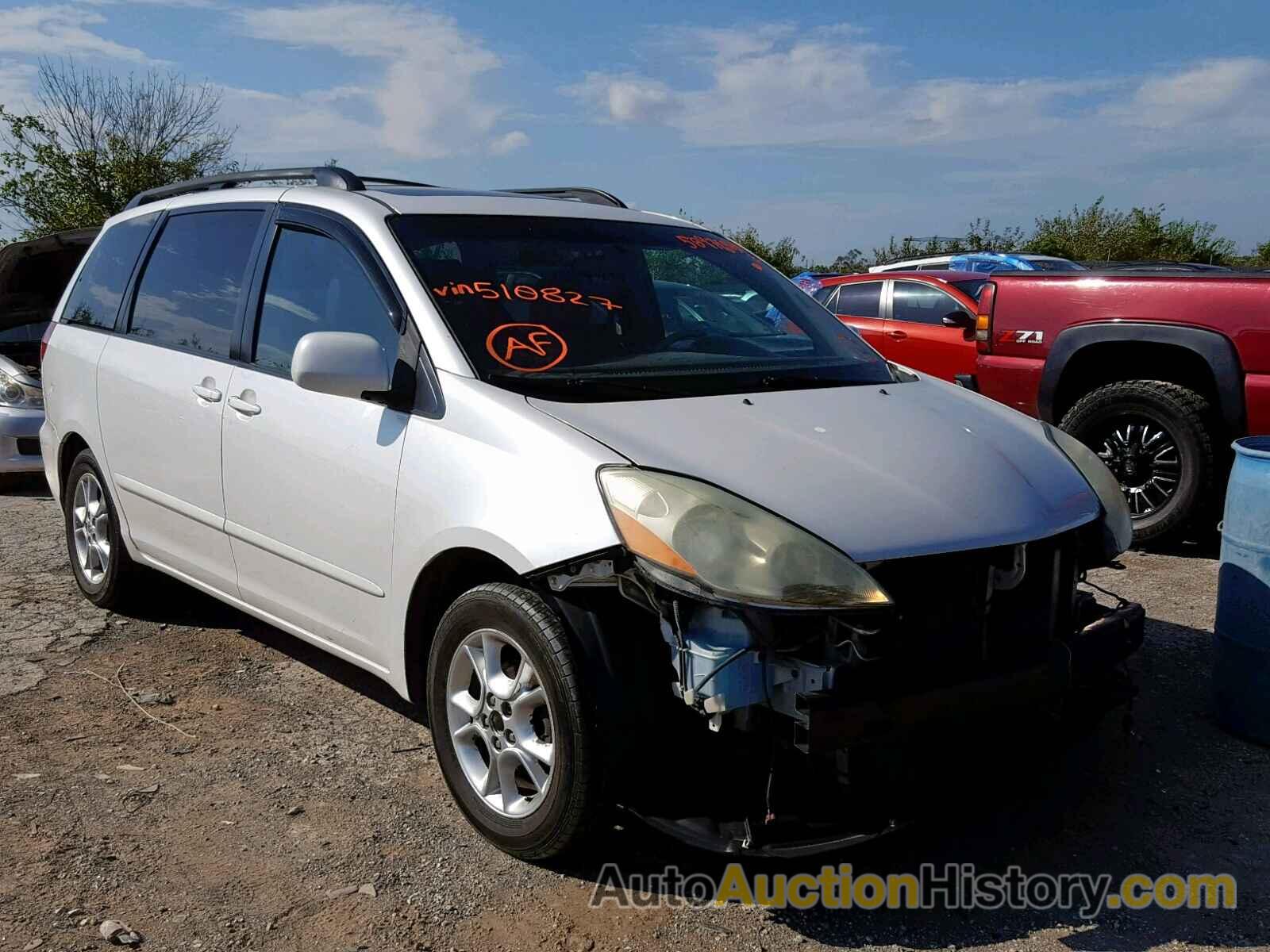 2006 TOYOTA SIENNA XLE XLE, 5TDZA22C76S510827