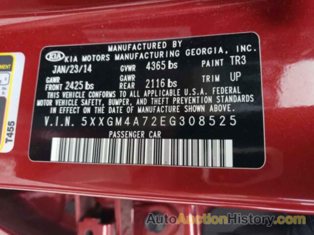 KIA OPTIMA LX, 5XXGM4A72EG308525