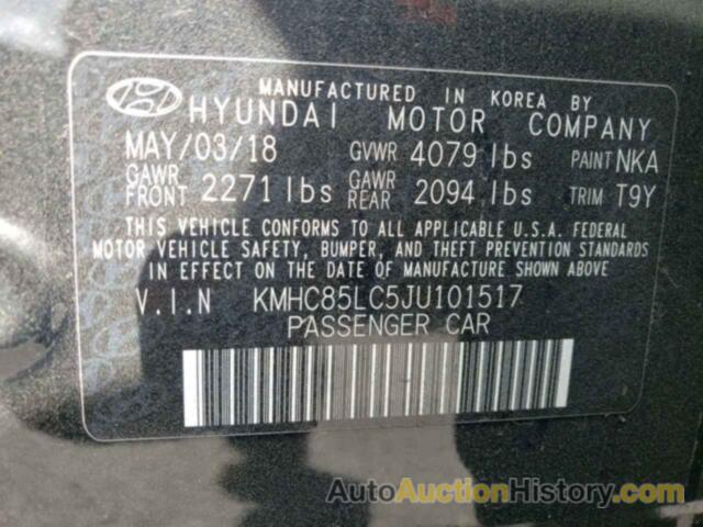 HYUNDAI IONIQ LIMITED, KMHC85LC5JU101517