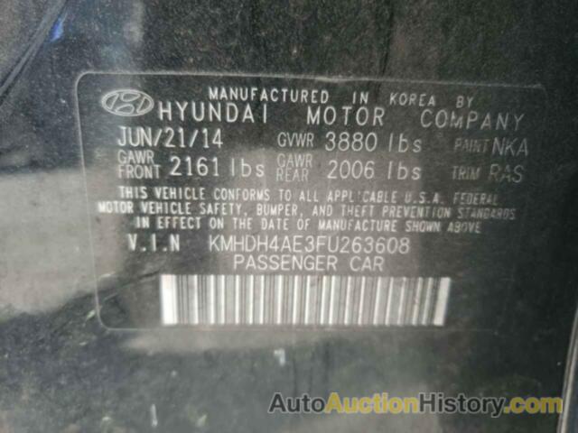 HYUNDAI ELANTRA SE, KMHDH4AE3FU263608