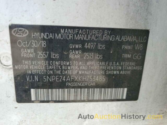 HYUNDAI SONATA SE, 5NPE24AFXKH753485