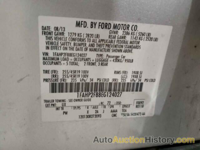 FORD TAURUS LIMITED, 1FAHP2F88EG124027