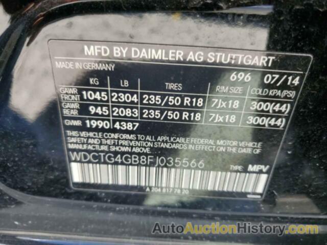 MERCEDES-BENZ GLA-CLASS 250 4MATIC, WDCTG4GB8FJ035566