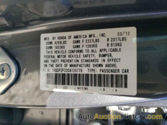 HONDA ACCORD LX, 1HGCP2F32CA135776