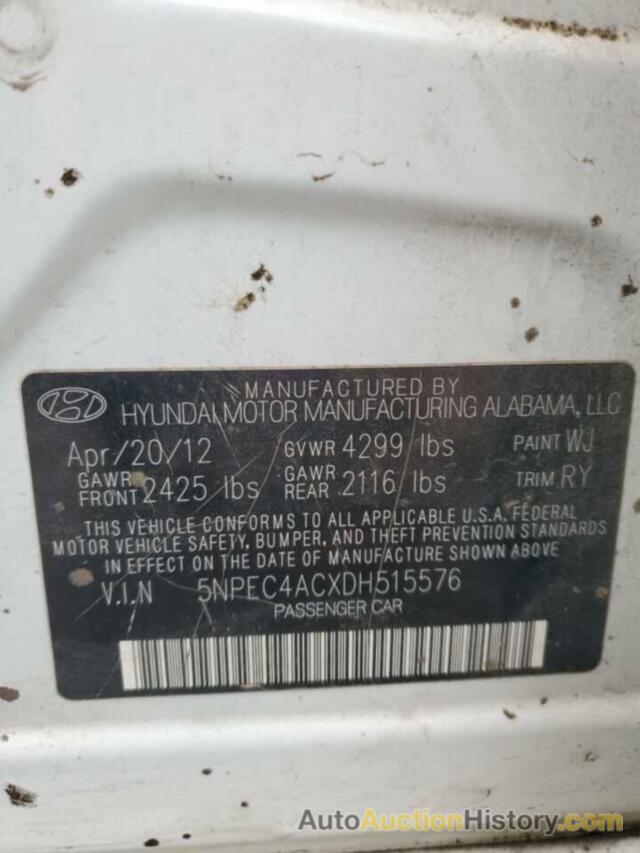 HYUNDAI SONATA SE, 5NPEC4ACXDH515576