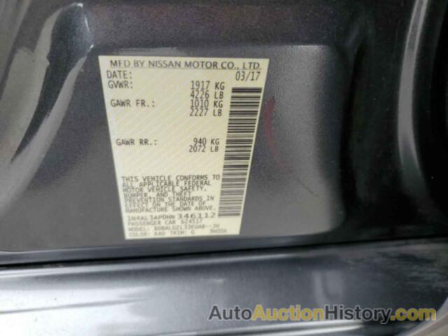 NISSAN ALTIMA 2.5, 1N4AL3AP0HN346112