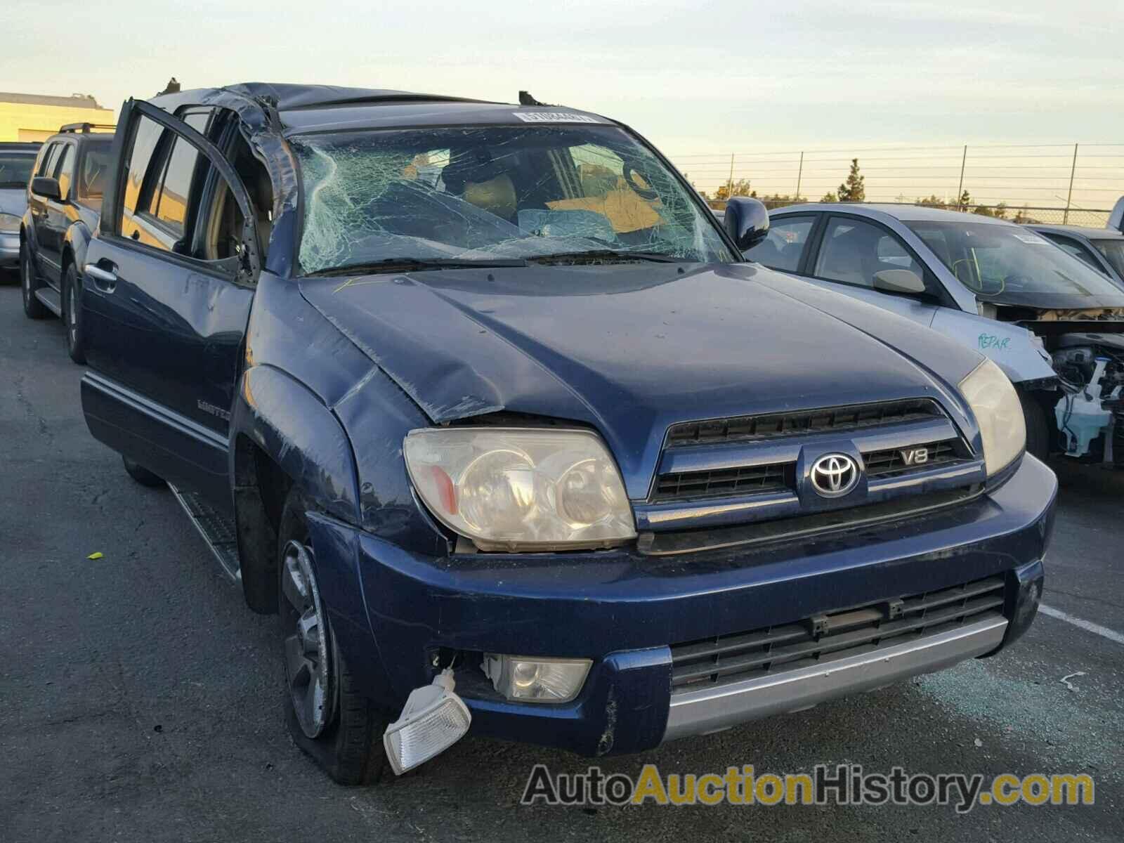 2003 TOYOTA 4RUNNER LIMITED, JTEZT17R038001806