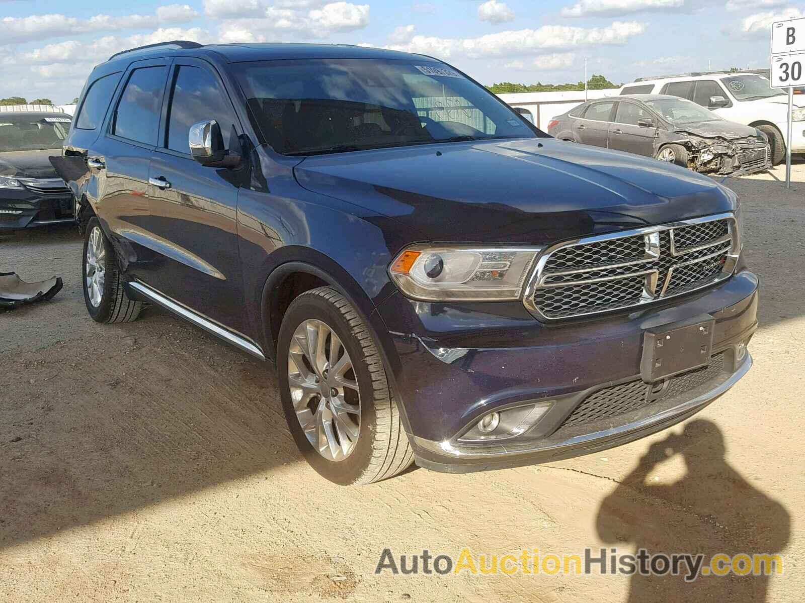 2015 DODGE DURANGO CI CITADEL, 1C4SDHET5FC105719