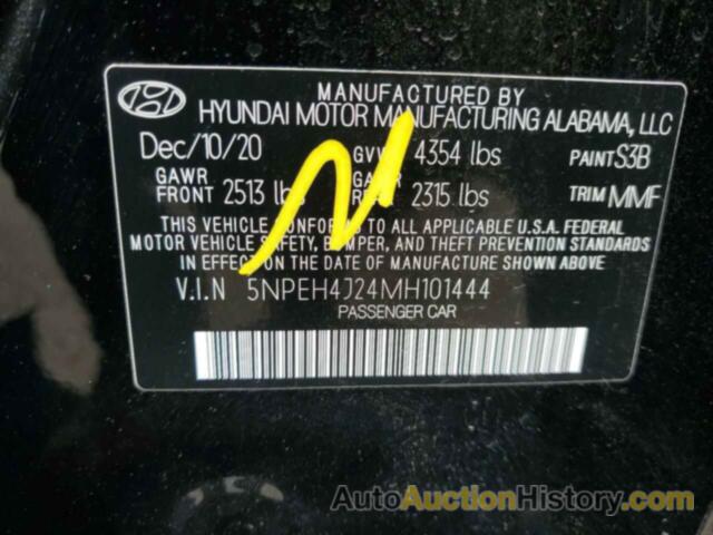 HYUNDAI SONATA LIMITED, 5NPEH4J24MH101444