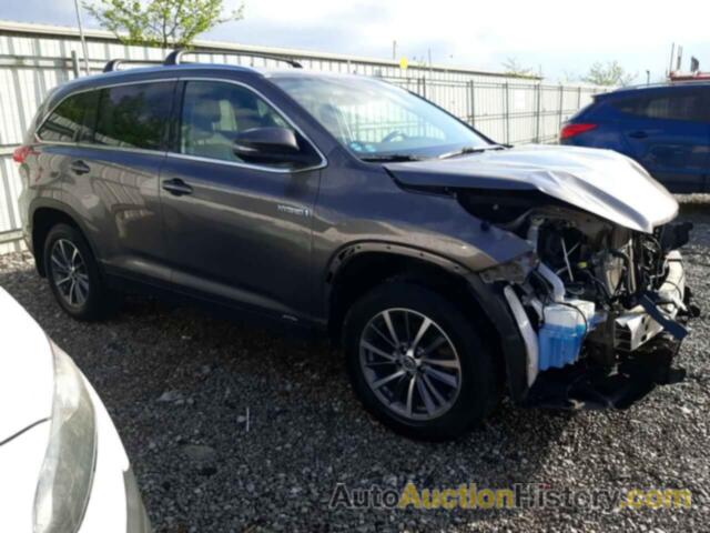 TOYOTA HIGHLANDER HYBRID, 5TDJGRFH4KS065872