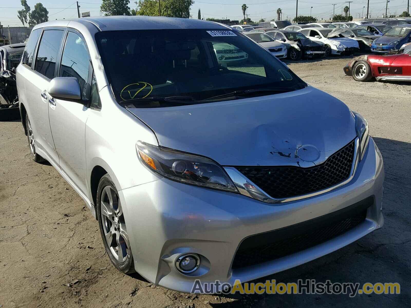 2017 TOYOTA SIENNA SE, 5TDXZ3DC2HS880234