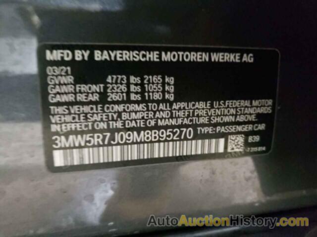 BMW 3 SERIES, 3MW5R7J09M8B95270