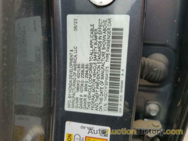 HONDA ACCORD EX, 1HGCY1F30PA041375