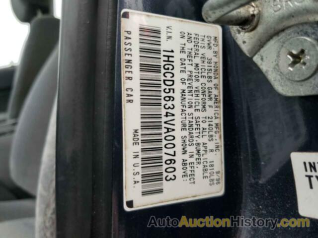 HONDA ACCORD LX, 1HGCD5634VA007603