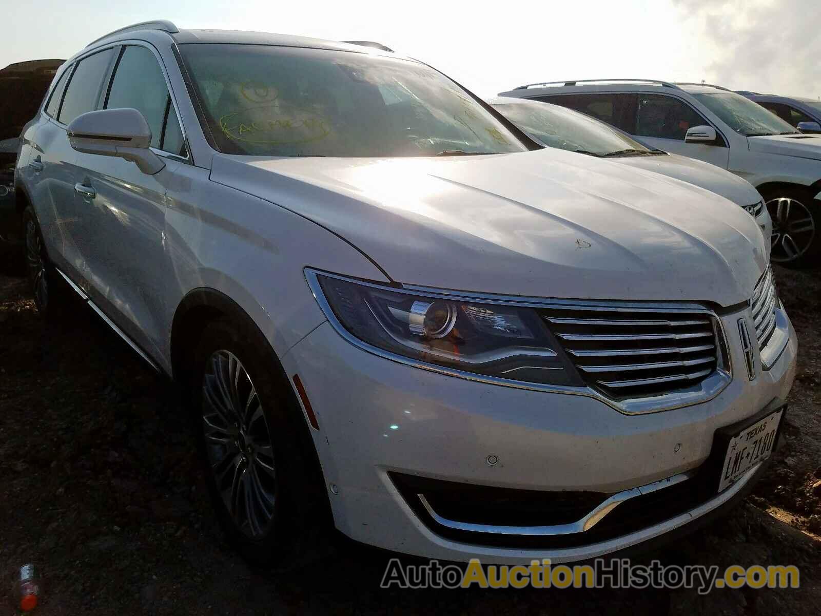 2016 LINCOLN MKX RESERV RESERVE, 2LMTJ6LP9GBL38737