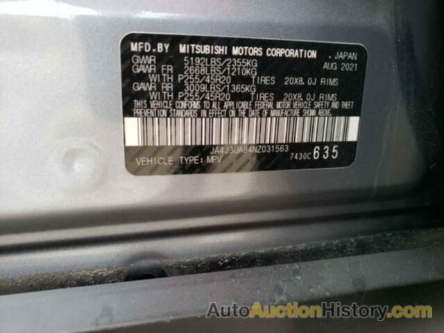 MITSUBISHI OUTLANDER SE, JA4J3UA84NZ031563