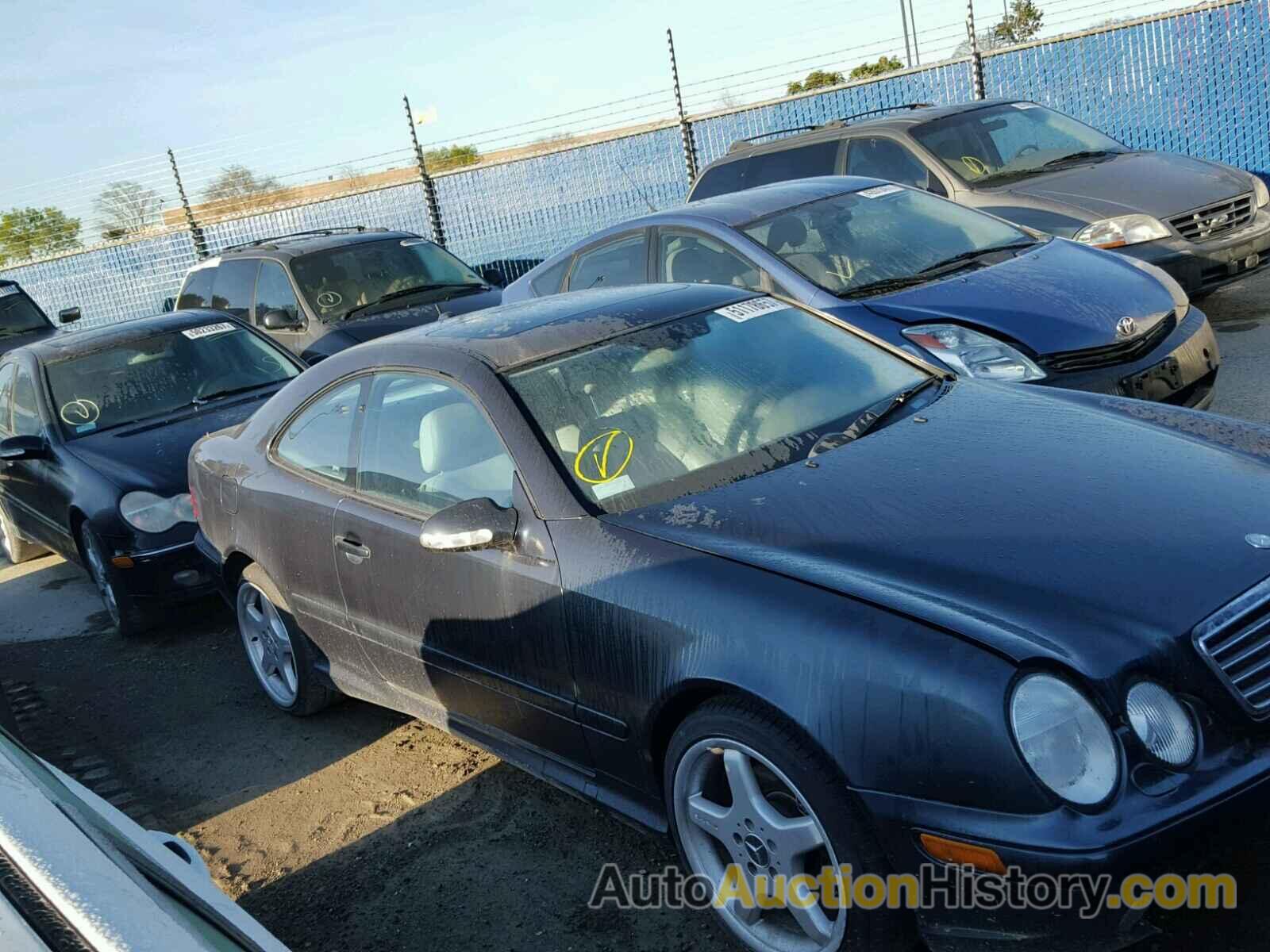 2002 MERCEDES-BENZ CLK 430, WDBLJ70G52T106220