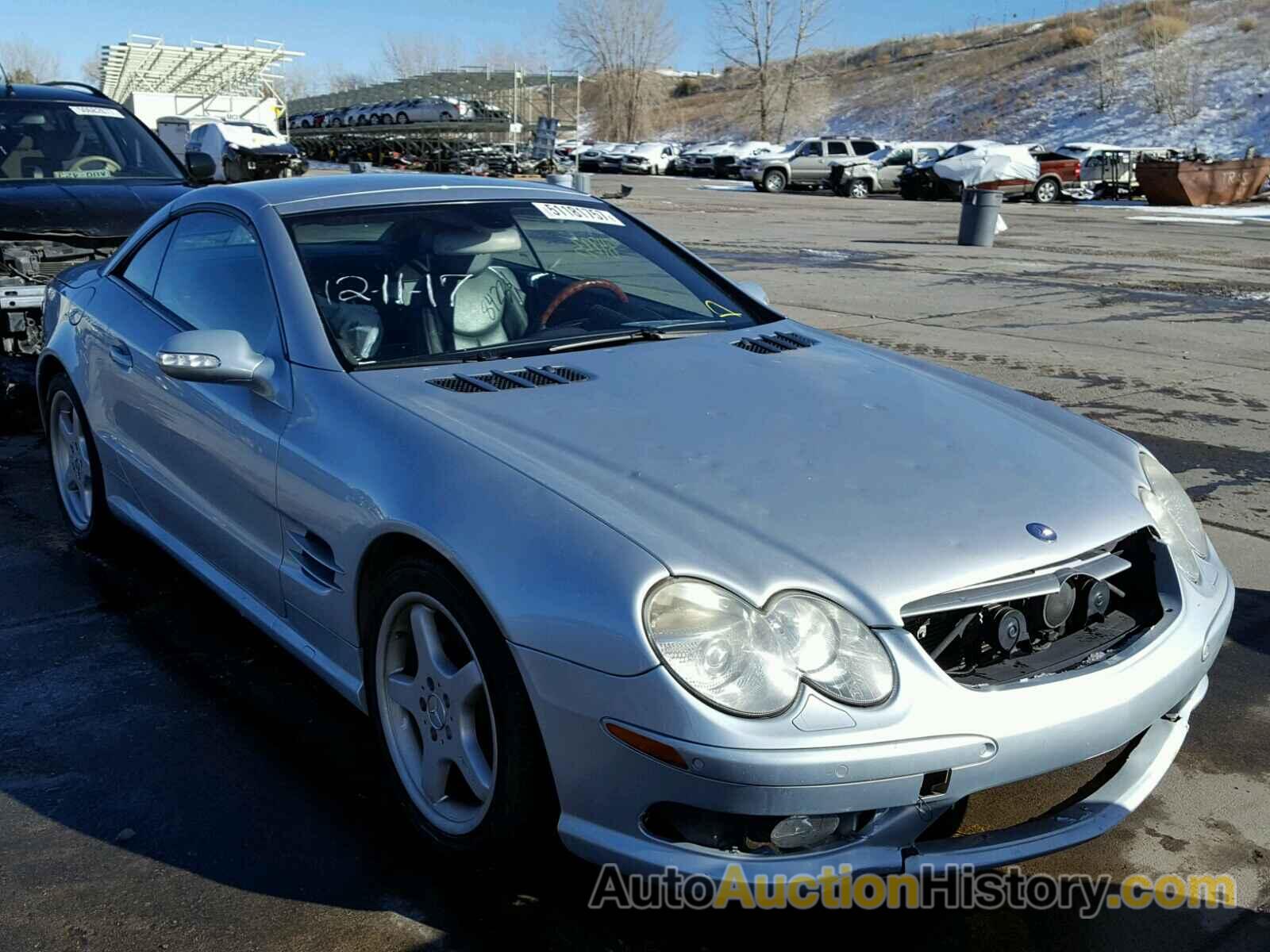 2003 MERCEDES-BENZ SL 500R, WDBSK75F83F024085