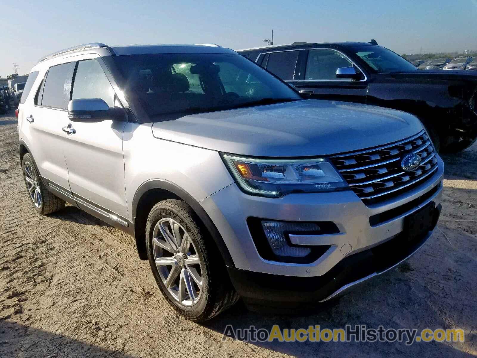 2016 FORD EXPLORER L LIMITED, 1FM5K8F86GGC06433