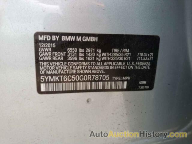 BMW X5 M, 5YMKT6C50G0R78705