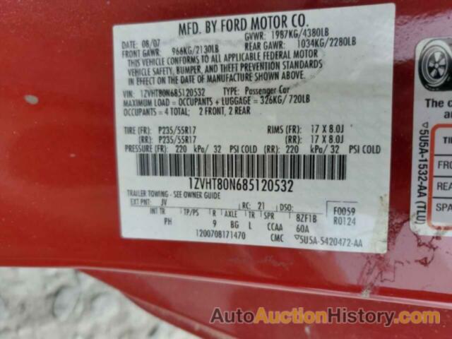 FORD ALL Models, 1ZVHT80N685120532