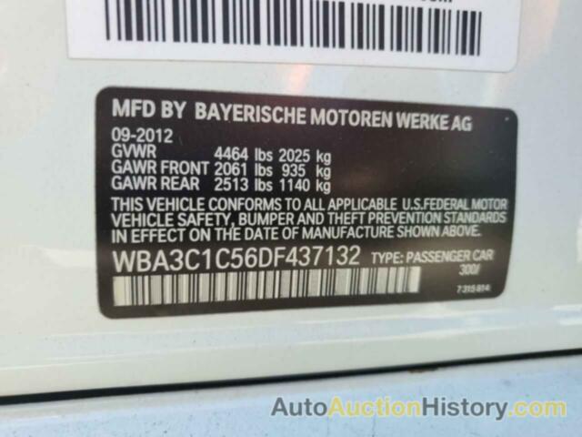 BMW 3 SERIES I SULEV, WBA3C1C56DF437132