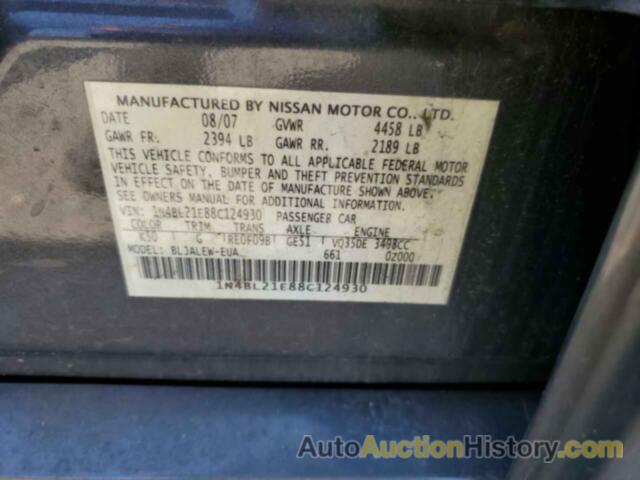 NISSAN ALTIMA 3.5SE, 1N4BL21E88C124930