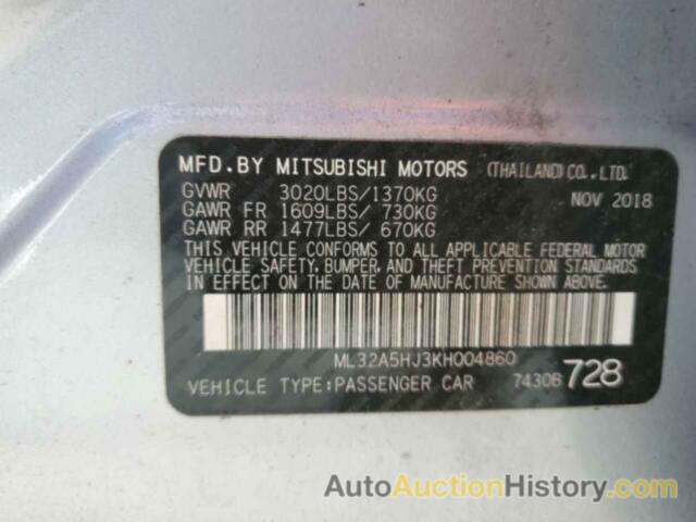 MITSUBISHI MIRAGE LE LE, ML32A5HJ3KH004860