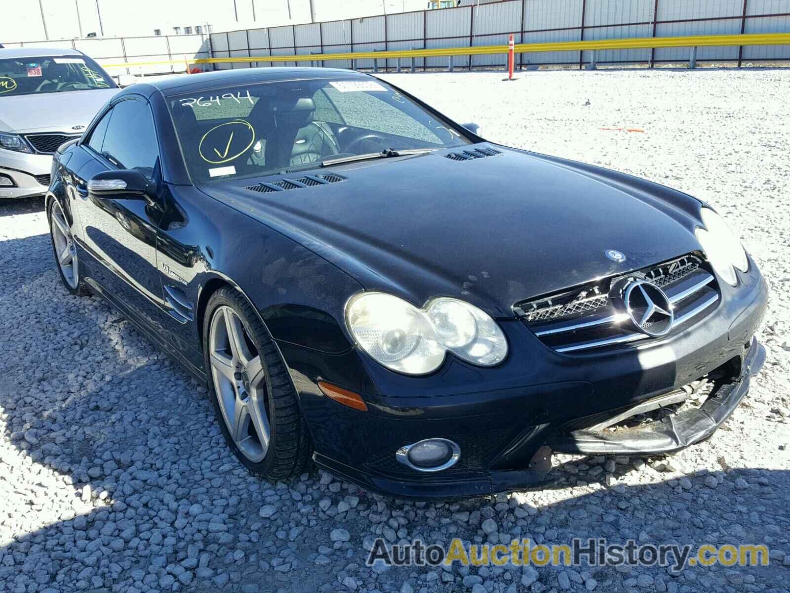 2007 MERCEDES-BENZ SL 55 AMG, WDBSK72F47F119950