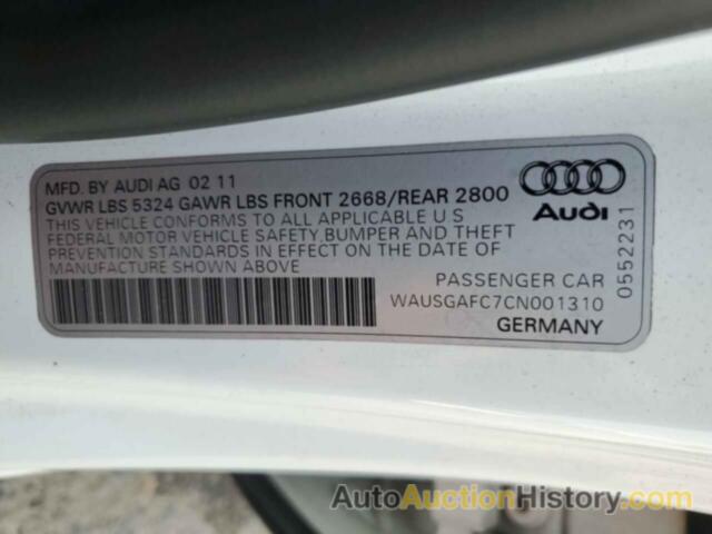 AUDI A7 PRESTIGE, WAUSGAFC7CN001310