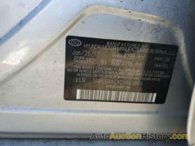 HYUNDAI SONATA GLS, 5NPEB4ACXCH460869